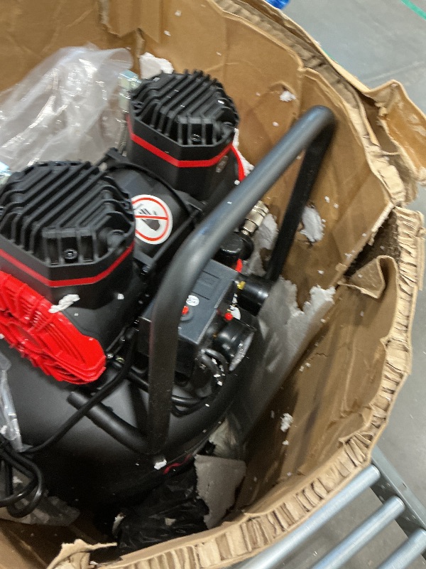 Photo 1 of *USED*
14 Gallon Ultra Quiet Air Compressor with 2 Quick Couplers 2HP 8.75 CFM, Max 115 PSI Pressure Oil-Free Air Compressor Tank, 70dB Quiet Compressor for Auto Repair, Tire Inflation 110V/60hz