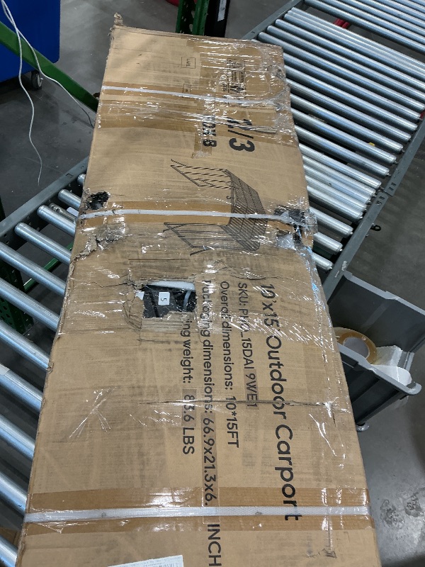 Photo 1 of 15 x 9 carport partial set one of three