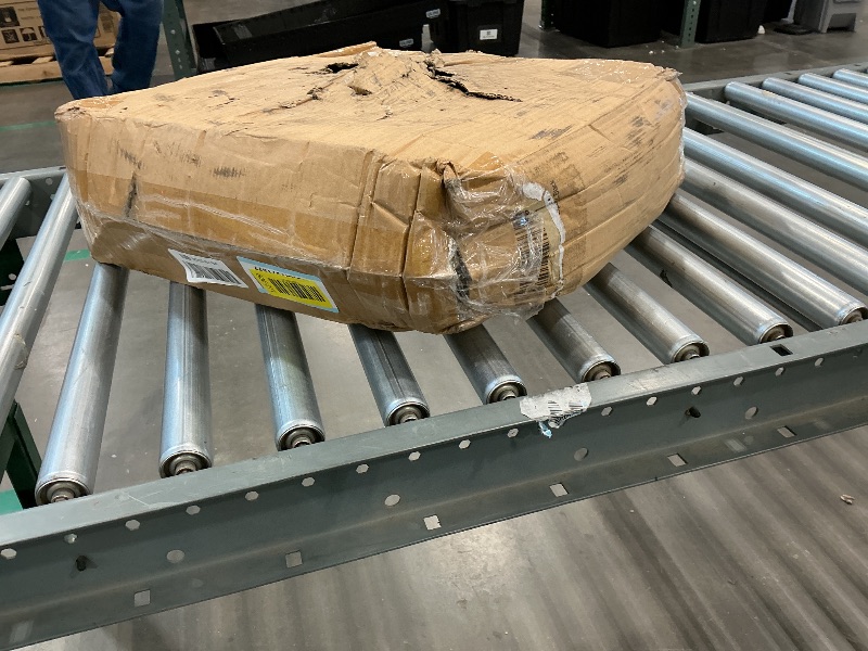 Photo 1 of ***MAJOR DAMAGE*** ***SELLING FOR PART*** ***READ CLERK NOTES*** Yaheetech 55lbs Heavy Duty Round Umbrella Base with 4 Lockable Rolling Wheels & 2 knobs, Outdoor Antiqued Umbrella Stand, 20” Market Patio Umbrella Base for Garden, Yard, Lawn Bronze