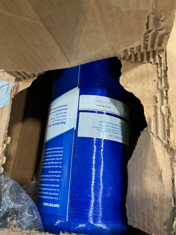 Photo 1 of *PARTIAL SET*
Aquasana Whole House Well Water Filter | 500K Gallons | UV, Carbon & KDF | Salt-Free Softener Alternative | Install Kit | Tackles up to 99.99% Chlorine, Bacteria, Viruses & Scale | EQ-WELL-UV-PRO-AST