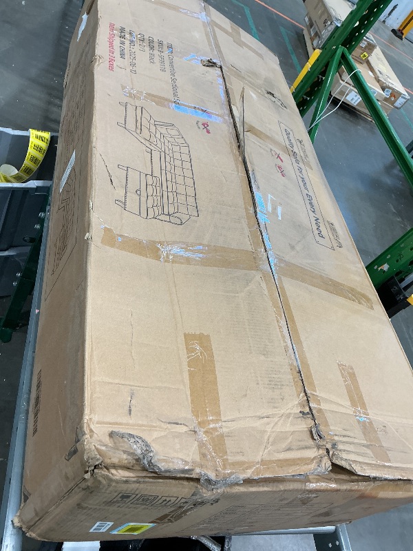 Photo 1 of *Partial Set*
GlasFlength L Shaped Couch, Modular Sectional Sofa with Chaise, Modern Modular Sofas Furniture Sofa Couches for Living Room/Apartment/Office/Bedroom, Black Grey.  PARTIAL SET ONE OF THREE.