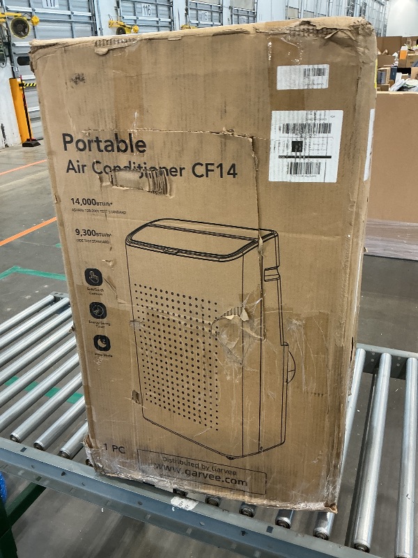 Photo 1 of 14000 BTU Portable Air Conditioners Cools Up to 750 Sq.Ft, 3-IN-1 Free Standing Cooling AC Unit with Fan & Dehumidifier, Includes Remote Control & Window Kit, Smart/Sleep Mode, Auto Swing, 24H Timer