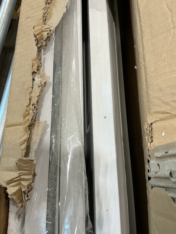 Photo 1 of 104RDHOUSE 38×80 in White Accordion Door with Frosted Acrylic Glass,PVC Interior Folding Doors for,No Need for Punching, Include Door and Mounting Hardware,Handle,Latch ?