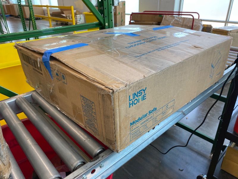 Photo 1 of *PARTIAL SET* LINSY HOME 123'' Modular Sectional Sofa Grey Couch Corduroy Cloud Couches for Living Room, ARMS REST ONLY