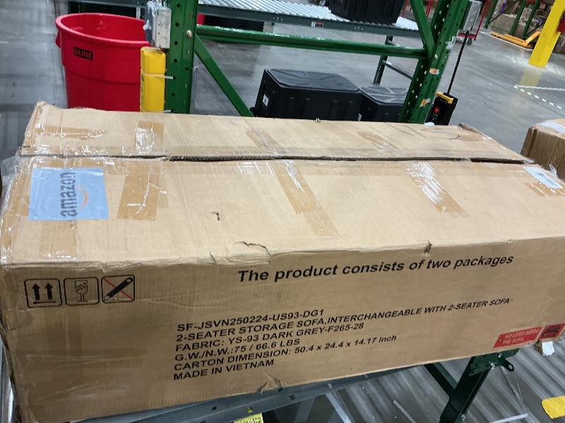 Photo 1 of ***MISSING PIECES*** Shintenchi Sofa Couch, Pullout Sofa Bed,2 in 1 Pull Out Couch Bed with Storage Chaise for Living Room,Sleeper Sofa Couches Linen Sectional Sofa