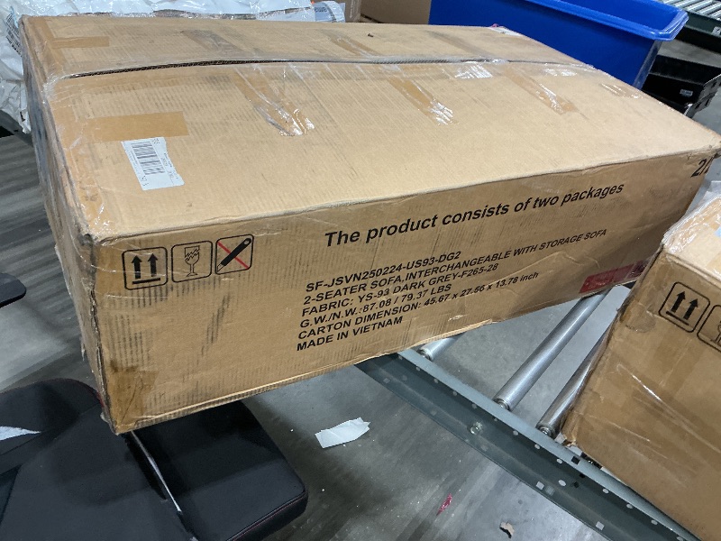 Photo 1 of ***MISSING PIECES*** Shintenchi Sofa Couch, Pullout Sofa Bed,2 in 1 Pull Out Couch Bed with Storage Chaise for Living Room,Sleeper Sofa Couches Linen Sectional Sofa