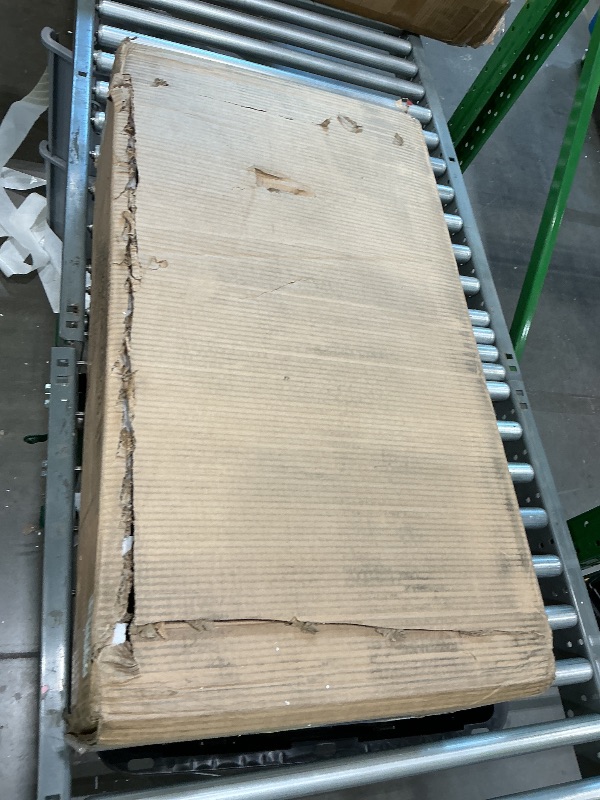 Photo 1 of ***PARTIAL SET*** Tribesigns 71 inch Executive Desk, L Shaped Desk with Cabinet Storage, Executive Office Desk with Shelves, Business Furniture Workstation for Home Office, Brown and Black