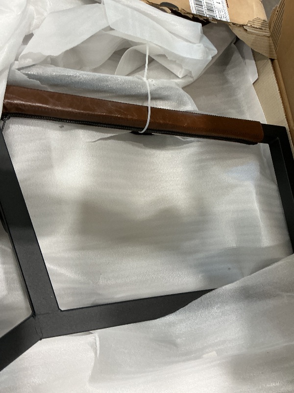 Photo 1 of **Partial Set - ONLY 1 Chair in the box**
COLAMY Mid Century Modern Accent Chair Set of 2, Comfy Living Room Chair, Black Leather Accent Chair, Faux Leather Reception Armchair with Metal Legs for Living Room Bedroom Reception Office, Black