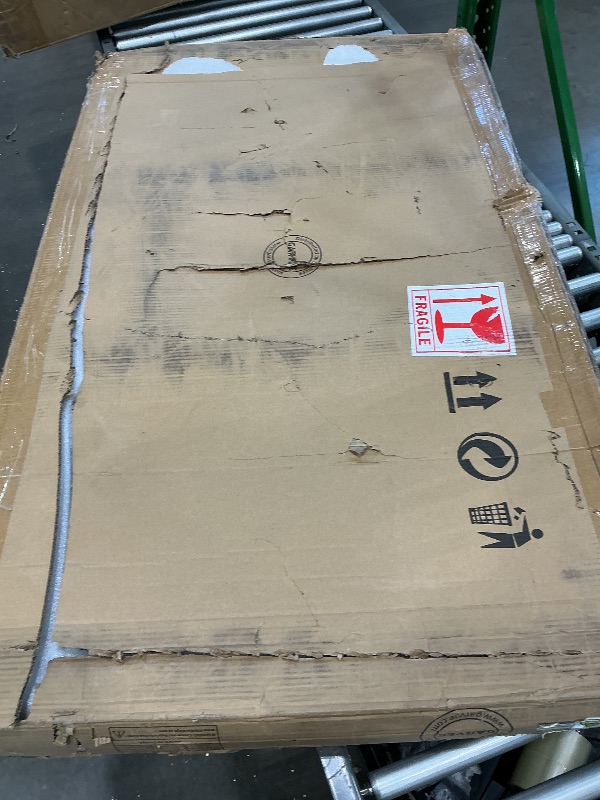 Photo 1 of **UNTESTED & PARTIAL SET**
GarveeTech In Ground Basketball System Outdoor, 8-10 ft Quick Adjustable Basketball Hoop ?Goal with 55 in Shatterproof Tempered Glass Backboard, with Foam