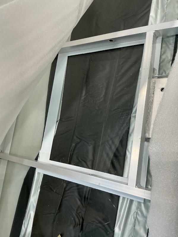 Photo 1 of **UNTESTED & PARTIAL SET**
GarveeTech In Ground Basketball System Outdoor, 8-10 ft Quick Adjustable Basketball Hoop ?Goal with 55 in Shatterproof Tempered Glass Backboard, with Foam