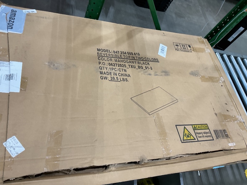 Photo 1 of *USED*
Flash Furniture Glenbrook 30'' x 48'' Rectangular Table Top with Black or Mahogany Reversible Laminate Top