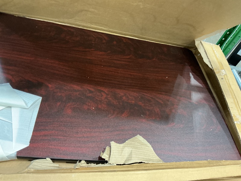 Photo 1 of *USED*
Flash Furniture Glenbrook 30'' x 48'' Rectangular Table Top with Black or Mahogany Reversible Laminate Top