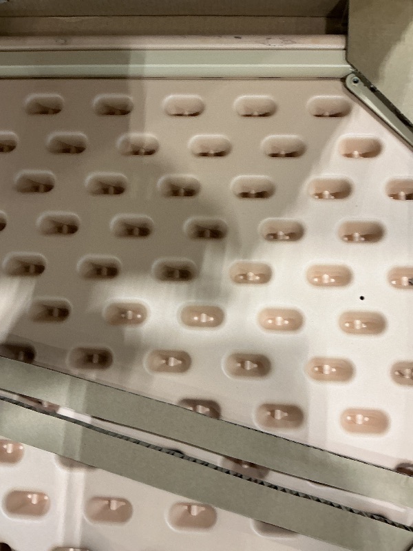 Photo 1 of **Partial Set - Missing all the chairs**
Flash Furniture Adjustable Classroom Activity Table with 6 Stackable Chairs, Rectangular Plastic Activity Table for Kids, 24" W x 48" L, Natural