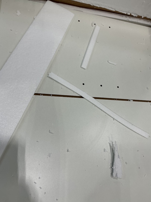 Photo 1 of ***PARTIAL SET/SET 2 of 2****
DWVO Kitchen Island with Power Outlet, 40 inch Rolling Island Table with Trash Can Cabinet fits Double 10-Gallon Bin, Square Mobile Storage Islands with Tilt Out Garbage Bin Cabinet, White Oak