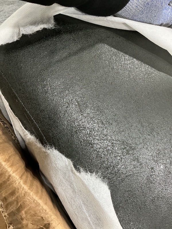 Photo 1 of *USED*
SIMPLIHOME Owen 42 inch Wide Mid Century Modern Rectangle Lift Top Large Coffee Table Storage Ottoman in Distressed Black Vegan Faux Leather, Assembled, for the Living Room, Entryway and Family Room