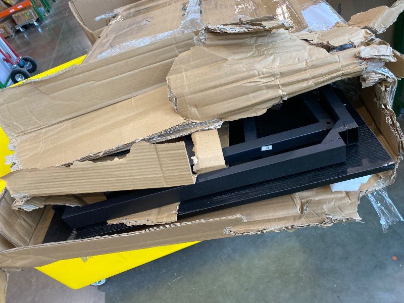 Photo 1 of **UNTESTED - Missing Parts**
ZINUS Louis Modern Studio Collection Soho Dining Table with Two Benches (3 piece set) - Espresso