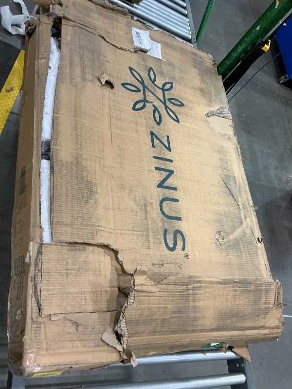 Photo 1 of **UNTESTED - Missing Parts**
ZINUS Louis Modern Studio Collection Soho Dining Table with Two Benches (3 piece set) - Espresso