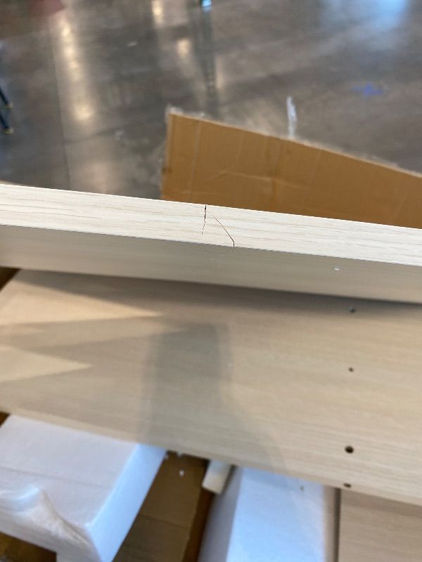 Photo 1 of **SEE CLERK NOTES AND PHOTOS**Claiks Standing Desk with Drawers, Adjustable Stand Up Electric Standing Desk Adjustable Height with Storage Shelf and Splice Board, 63 Inch, Natural