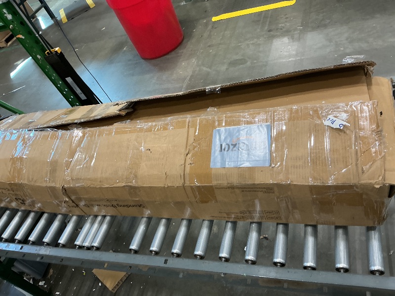 Photo 1 of **SEE CLERK NOTES AND PHOTOS**Claiks Standing Desk with Drawers, Adjustable Stand Up Electric Standing Desk Adjustable Height with Storage Shelf and Splice Board, 63 Inch, Natural