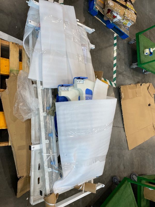 Photo 1 of ***MISSING PARTS*** RESTISLAND Hospital Bed Electric 2 Function, 5-Inch Locking Casters for Home Hospital Use, 530LBS Loading, with IV Pole, Bed Tray and Mattress