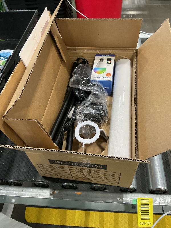 Photo 1 of **MISSING PARTS**
Qaubauyt Smart LED Floor Lamp with APP Control & RGB Colors - Dimmable Standing Lamp for Living Room, Bedroom, Gaming - Remote, Timer, 9W Bulb Included, 67" Modern Tall Lamp (White)