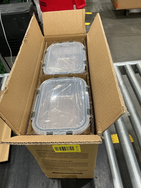 Photo 1 of [8-Pack,30 oz]Glass Meal Prep Containers,Glass Food Storage Containers,Airtight lunch Containers with Lids, Microwave, Oven, Freezer and Dishwasher