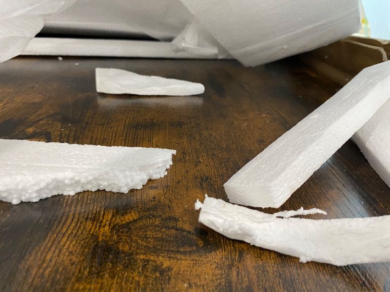 Photo 1 of *Missing parts/LOOK AT PIC* GarveeHome 82" Double Dog Crate Furniture, Large Dog Kennel Indoor for 2 Dogs, Heavy Duty Wooden Dog Crate TV Stand with 4 Drawers and Shelves, White/Brown