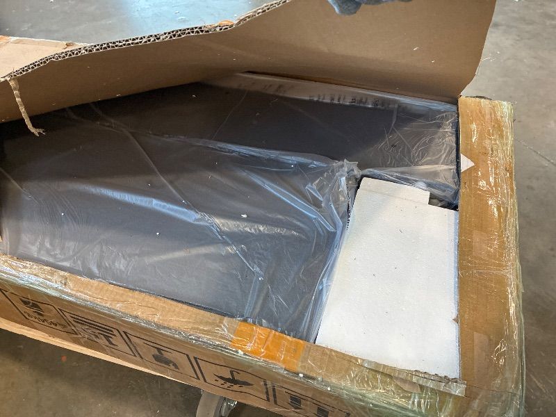 Photo 1 of ***PARTIAL SET*** YITAHOME King Size Bed Frame with 4 Drawers and RGB LED Lights, Velvet Upholstered Platform Bed with Charging Station and Storage Headboard, No Box Spring Needed, Easy Assembly, Noise-Free, Grey