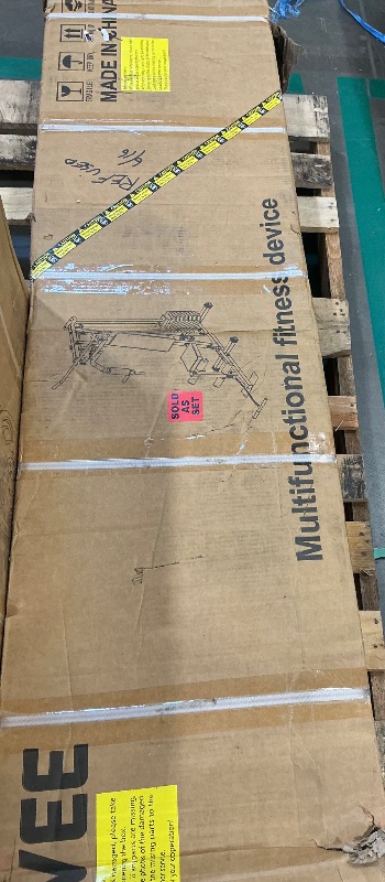 Photo 1 of *Partial set* GarveeLife Home Gym Machine System with 100 LBS Weight Stack, Multifunctional Weight Machine, Full Body Workout Station Exercise Equipment, All in One Home Gym with Pulley System for Strength Training