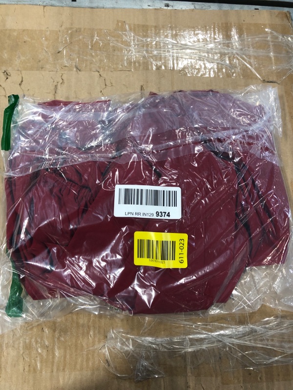 Photo 1 of ***NO YELLOW SASH***HEQU Regency Dresses for Women with Satin Sash Ruffle Empire Waist Dress Gown (M, Dark Red)