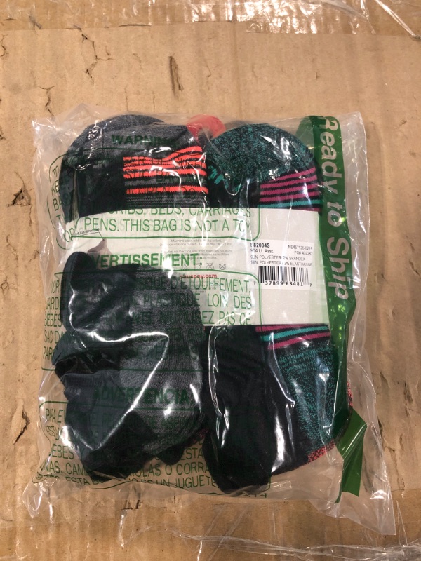 Photo 1 of **8 PAIRS***Saucony Women's RunDry Performance 8, 16 Pairs Heel Tab Athletic Socks, S-L, Assorted Darks (8 Pairs), Small