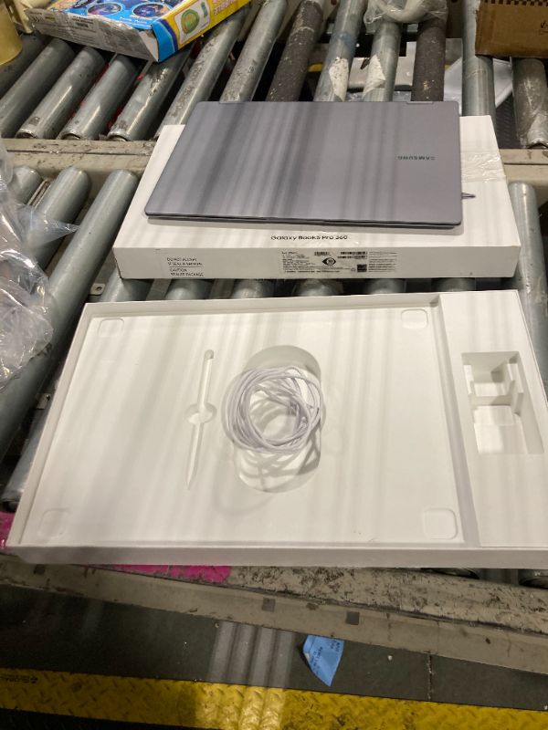Photo 1 of ***MISSING PCS****SAMSUNG 16” Galaxy Book5 Pro 360 Copilot+ PC, AI Business Laptop, Windows 11 Pro, Intel Core Ultra 7 Processor 258V, 3K AMOLED Touchscreen, 32GB / 1TB, 120HZ, 2025 Model NP964QHA-KG2US, Gray