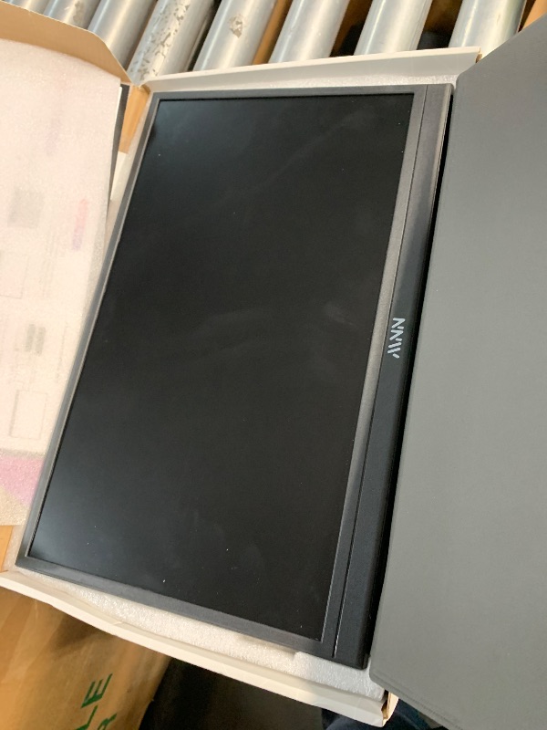 Photo 1 of ***(PARTS ONLY/ MAJOR DAMAGE/ NON FUNCTIONAL)***MNN Portable Monitor 15.6inch FHD 1080P USB C HDMI Gaming Ultra-Slim IPS Display w/Smart Cover & Speakers,HDR Plug&Play, External Monitor for Laptop PC Phone Mac (15.6'' 1080P)