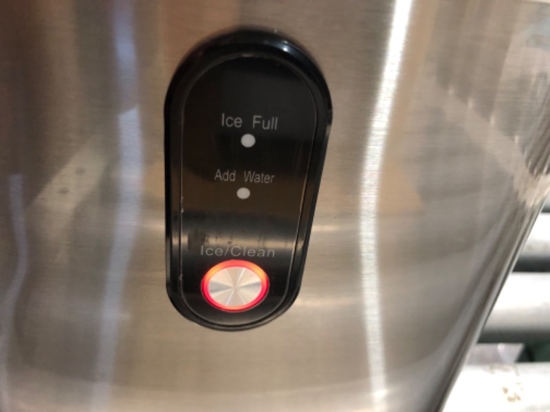 Photo 1 of ***DAMAGED - LEAKING OIL - SEE PICTURES***
Kismile Nugget Ice Makers Countertop,Portable Ice Machine with Crushed Ice, 35lbs/Day,Self-Cleaning,One-Click Operation for Home Use(Silver)