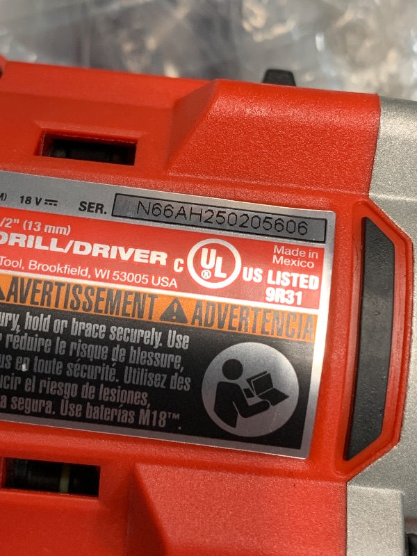 Photo 1 of (see all images) Milwaukee Electric - M18COMPACT BRUSHLESS 1/2 INCH Drill/Driver