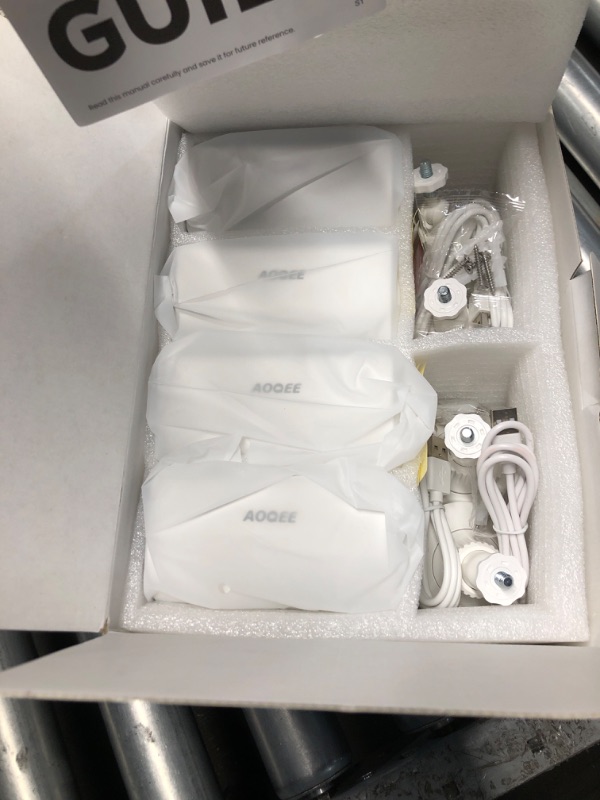 Photo 1 of (one is not functional) AOQEE Cameras for Home Security-2K Wireless Security Camera Outdoor with AI Motion Detection & Siren, Non-Stop Solar Powered Charging