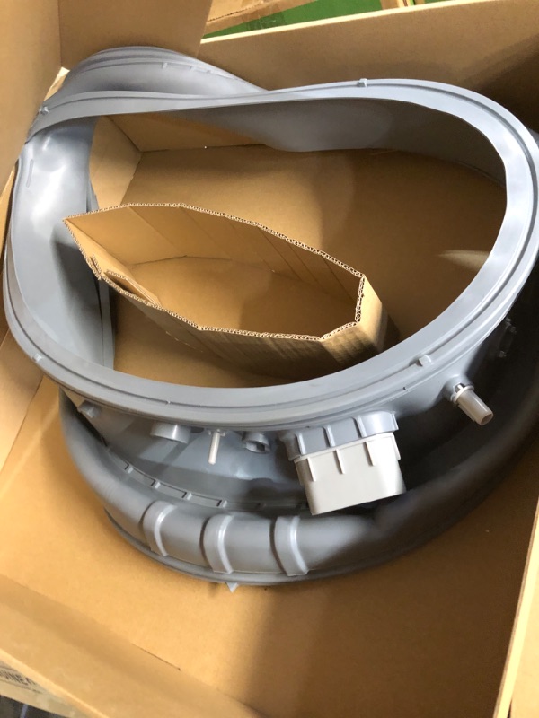 Photo 1 of [WHAT'S UP] DC97-18094B Door Boot Gasket for Samsung Washer – Waterproof Replacement, Fits Front Load, Replaces 4000547, AP5917067, PS9606239