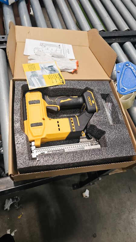 Photo 1 of ***PARTS ONLY***18 Gauge Cordless Brad Nailer & Staple Gun for Dewalt 20V MAX Battery, 2-in-1 Battery Powered Nail Gun with 2000 Nails, Lightweight Electric Nail Gun for Woodworking, DIY, Framing & Home Improvement
