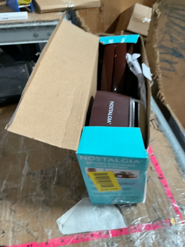 Photo 1 of ****PARTS ONLY*******Nostalgia Tabletop Indoor Electric S'mores Maker - Smores Kit With Marshmallow Roasting Sticks and 4 Trays for Graham Crackers, Chocolate, and Marshmallows - Movie Night Supplies - Brown