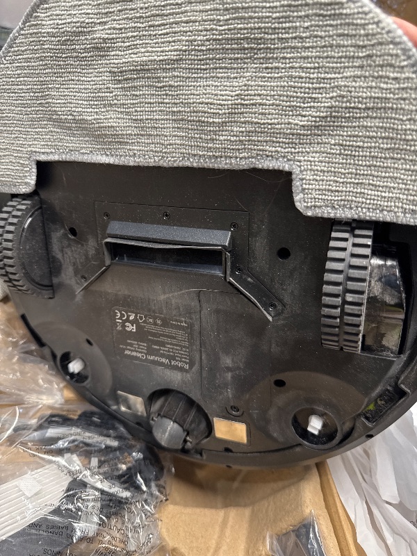 Photo 1 of (parts) (not functional) Robot Vacuum and Mop Combo, 2 in 1 Vacuuming & Mopping Robot with Schedule, App/Bluetooth/Voice, 3200Pa Max Suction, Self-Charging Robot Vacuum Cleaner, Slim, Ideal for Pet Hair, Hard Floor, Carpet