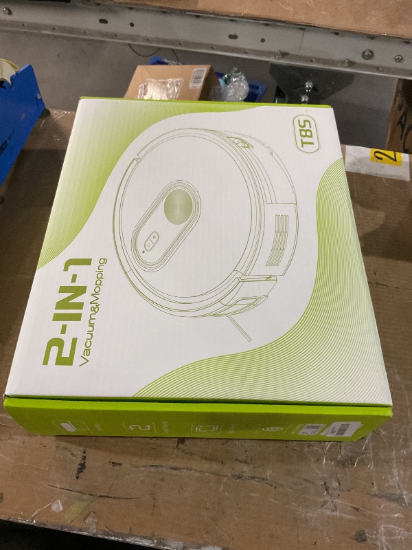 Photo 1 of (parts) (not functional) Robot Vacuum and Mop Combo, 2 in 1 Vacuuming & Mopping Robot with Schedule, App/Bluetooth/Voice, 3200Pa Max Suction, Self-Charging Robot Vacuum Cleaner, Slim, Ideal for Pet Hair, Hard Floor, Carpet
