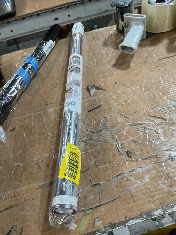 Photo 1 of DOWELL Window Privacy Film, One Way Window Tint for Home, Static Cling Anti UV Sun Blocking Reflective Mirror Film, Heat Control See Out Not in Glass Tinting, Silver, 23.6" x 78.7"