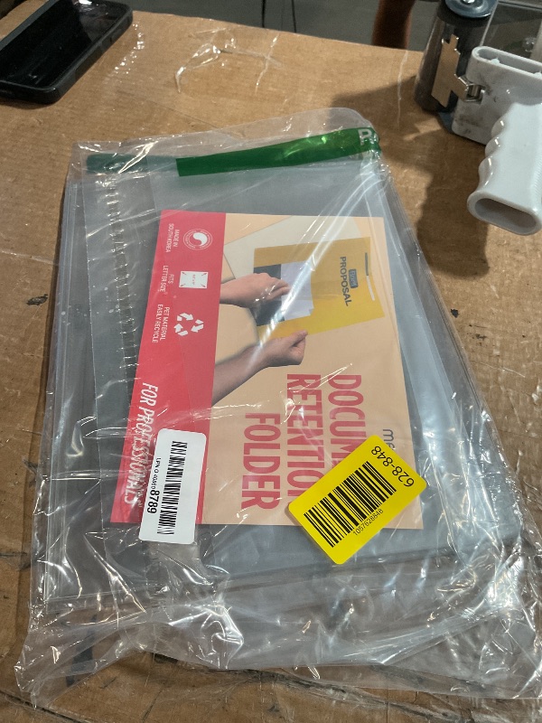 Photo 1 of Meccaline Clear Plastic File Folders for Document, Presentation, Project, or Portfolio Filing, Large Thick Heavy-Duty PET Sleeves for U.S. Letter Size Papers, 5-Pack?