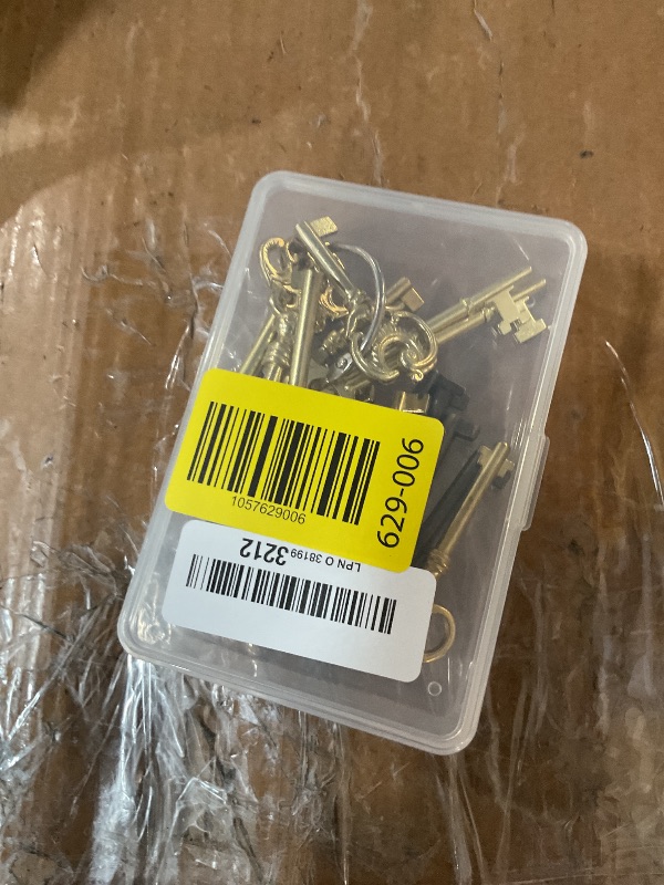 Photo 1 of Universal Skeleton Keys Replacement, 19Pcs Hollow Barrel Skeleton Key Set for Vintage Old Furniture, Antique Furniture, Cabinet Doors, Grandfather Clocks, Old Style Cabinets or Doors