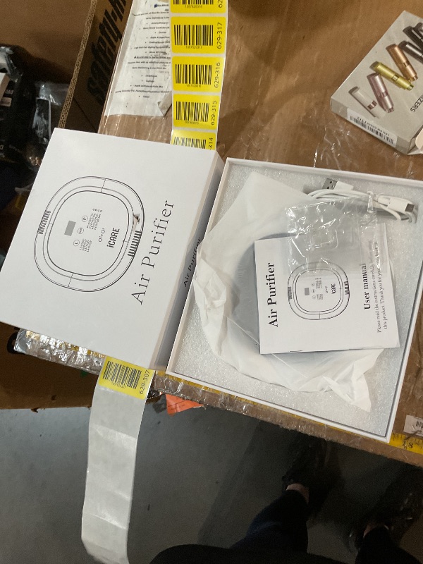 Photo 1 of ***(PARTS ONLY/ NON FUNCTIONAL)***Ozone Odor Eliminator for Strong Odor 10,000mAh Rechargeable Cat Litter Deodorizer Dog Poof Odor Removal Ionizer Air Purifier for Home Toilet Kitchen Pets Shoe Smoke Car Formaldehyde Air Freshener