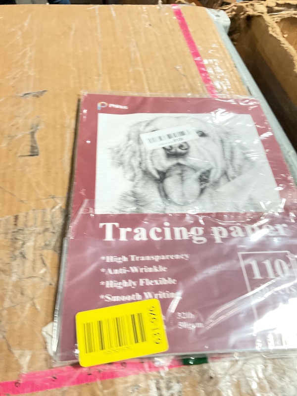 Photo 1 of 110 Sheets Tracing Paper for Drawing, 9”x12” Trace Paper, Translucent Vellum Paper Tracing Paper Pad, Tracing Pad for Sketching, Preliminary Drawing, Overlaying Images Tracing