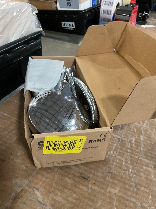 Photo 1 of ***(PARTS ONLY/ MISSING PARTS/ NON FUNCTIONAL)***Filtered Shower Head with Handheld, High Pressure 9 Spray Mode Chrome Showerhead with Filters,detachable shower head,Water Softener Filters Beads for Hard Water -Remove Chlorine