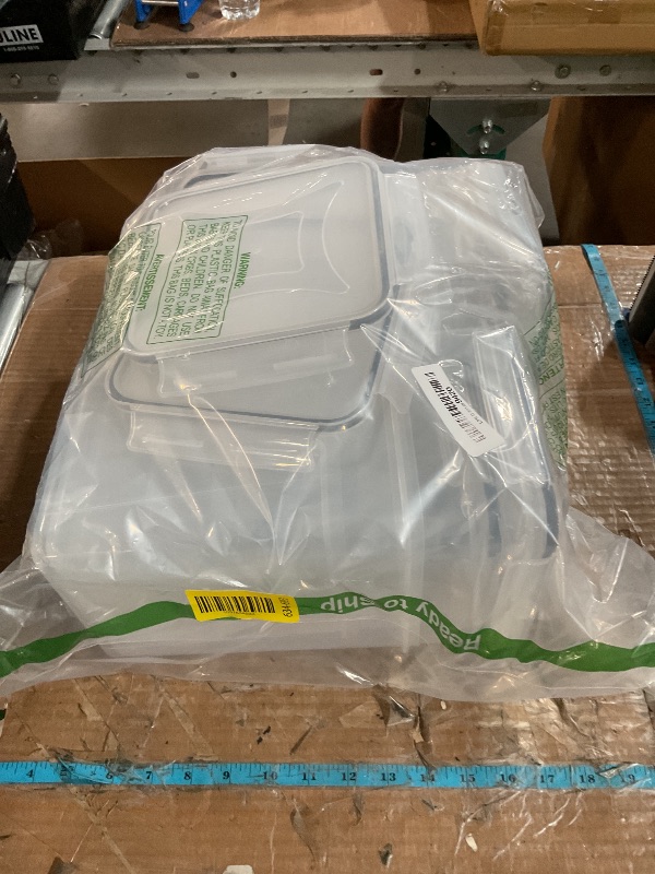 Photo 1 of (USED/FAIR) (BAGGED) PRAKI Large Airtight Food Storage Containers with Lids, 10PCS Plastic Cereal Storage Containers, Kitchen & Pantry Organizers and Storage for Sugar, Flour, Baking Supplies with Lables & Mark