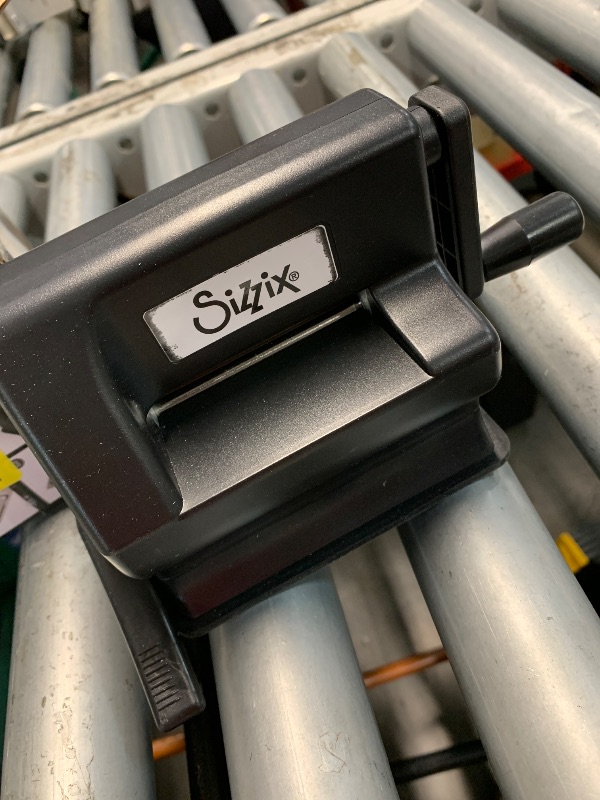 Photo 1 of (used item)(unknown if complete) Sizzix Portable Manual Die Cutting & Embossing Machine for Arts & Crafts, Scrapbooking & Cardmaking, 2.5”