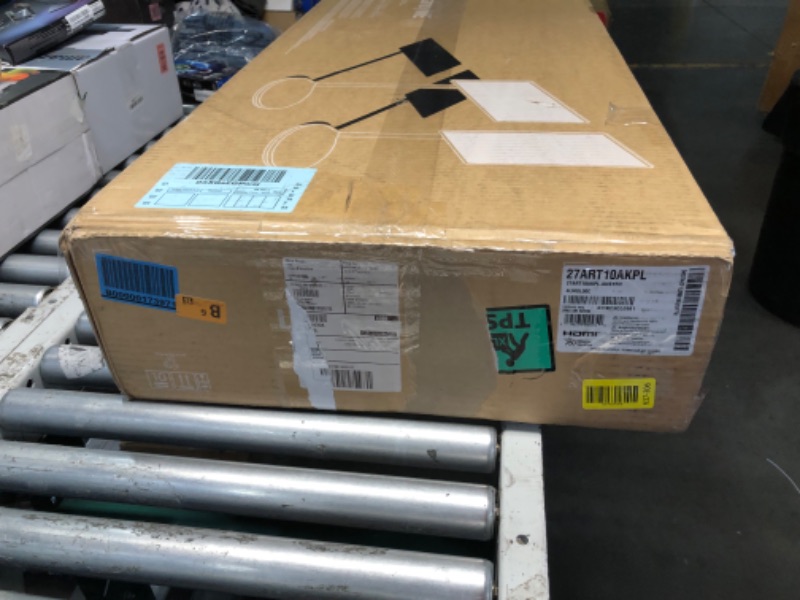 Photo 1 of LG 27-Inch Class StanbyMe 1080p-Portable Touch-Screen-Monitor 27ART10AKPL, Built-in Battery, Full Swivel Rotation, 60Hz Refresh Rate, Calming Beige